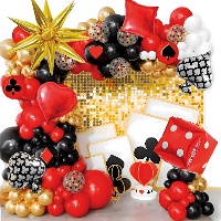 Kit de ballons de casino - 100 unités