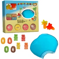 Fête à la piscine avec des oursons - Gummy bears pool party - 60 gr