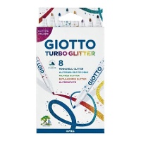 Feutres pailletés - Giotto - Lot de 8