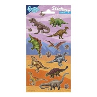 Stickers Dinosaures préhistoriques - 1 feuille