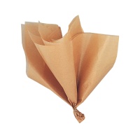 Feuilles de papier de soie or 66 x 51 cm - 5 pcs.