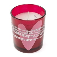 Bougie parfumée coeur rouge 10 cm - DCasa