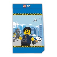 Sacs en papier Lego Police - 4 pièces