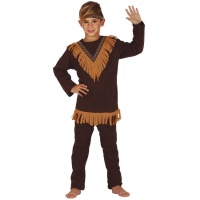 Costume d'indien brun pour enfants