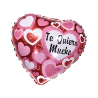 Ballon en forme de coeur de 45 cm Je t'aime beaucoup