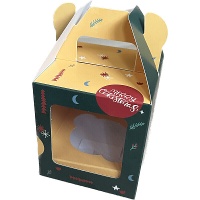 Boîte pour 1 cupcake de Noël