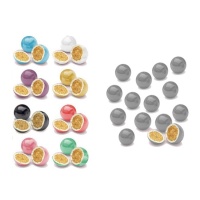 Mini boules de choco colorées - 450 gr