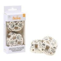 Capsules pour cupcakes King Crowns - Decora - 36 unités