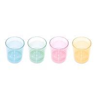 Verres à shot en plastique coloré de 33 ml - 10 pièces.