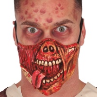 Demi-masque de zombie