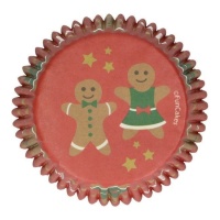 Capsules pour cupcakes de la famille du pain d'épices - Funcakes - 48 pcs.