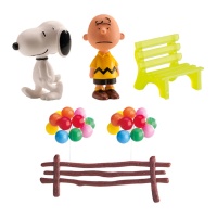 Décoration de gâteau Snoopy - Dekora - 6 unités