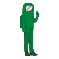 Costume d'astronaute vert pour enfants
