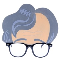 Lunettes avec la tête de Woody Allen