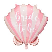 Ballon coquille de la future mariée 52 x 50 cm - PartyDeco