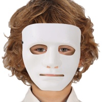 Masque blanc pour enfants