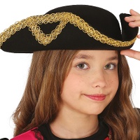 Chapeau d'amiral pirate pour enfant