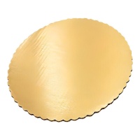 Base à gâteau ronde dorée 6 cm - 100 unités