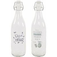 Bouteille de 1 L avec phrases - 1 unité