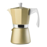 Cafetière italienne 3 tasses Evva Golden induction - Ibili