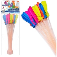 Bouquet de ballons d'eau colorés autoremplissables - 37 pcs.