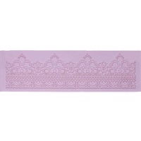 Moule silicone rectangulaire à large bord 39 x 11,2 cm - Artis decor