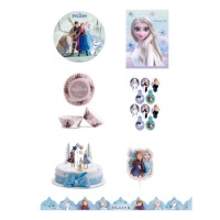 Pack anniversaire Frozen - Dekora - 7 produits