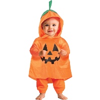 Poncho de citrouille pour bébé