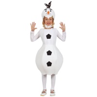Costume de bonhomme de neige jovial pour enfants