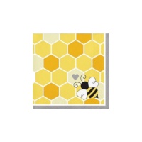 Serviettes Baby Bee 12,5 x 12,5 cm - 16 pcs.