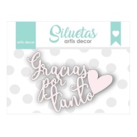 Merci beaucoup chipboard - Artis decor - 2 unités