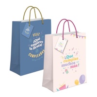 Sac cadeau d'anniversaire 32 x 26 x 10 cm - 1 pc.