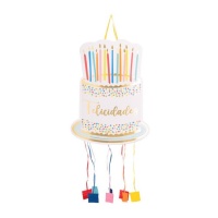 Happy Birthday Cake Piñata 40 x 55 cm
