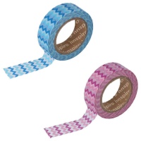 10 m zig zag washi tape - 1 pc.