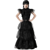 Costumes pour filles en robe noire pour mercredi