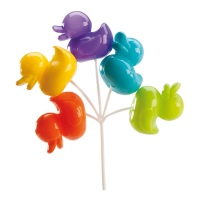 Bouquet de canard pour gâteau 17 cm - 36 pcs.