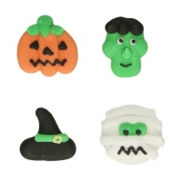 Figurines en sucre sur le thème d'Halloween - FunCakes - 12 pcs.