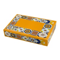 Boîte de 23,5 x 16 x 5 cm de citrons moutarde