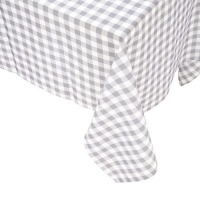 Nappe Vichy gris 2,50 x 1,50 m