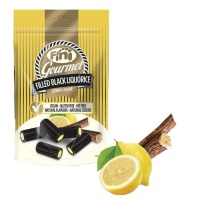 Réglisse noire fourrée au citron gourmet - Fini - 180 g