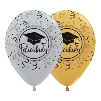 Ballons en latex pour la remise des diplômes 30 cm - Sempertex - 12 unités