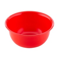 Bol rouge en plastique 25 x 12 cm - Dekora