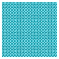Papier d'emballage mosaïque bleu, 1,52 x 0,76 m (1,52 x 0,76 m)