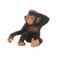 Dessus de gâteau chimpanzé 4,5 cm - 1 pc.