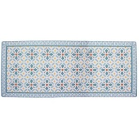 1,20 x 0,50 m tapis de cuisine Bleu clair hydraulique