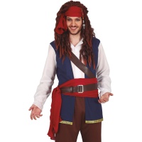 Tenue de pirate avec bandana et écharpe