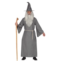 Costume de magicien gris pour adulte