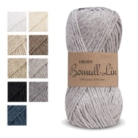Bomull Lin 50 g - Gouttes
