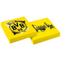 Serviettes du BVB Dortmund de 16,5 x 16,5 cm - 20 unités