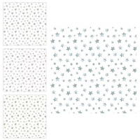 Tissu piqué de coton Stars - Indigo